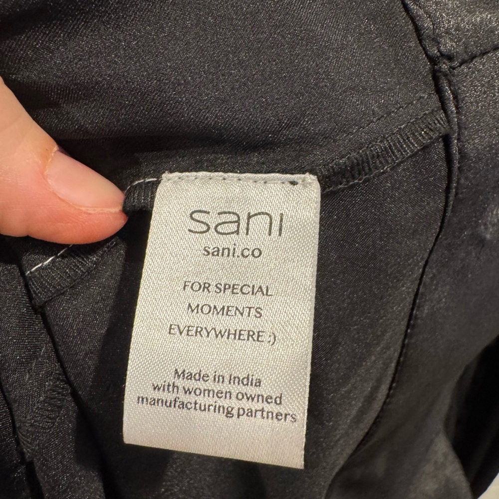 Sani Black and Silver Anarkali - Picture 11 of 14